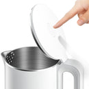 KONKA KEK-KM18 1.7L / 1500W Double Anti Hot Electric Kettle 304 Stainless Steel 6min Fast Boiling