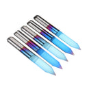 Drillpro 10pcs 0.1/0.2/0.3/0.4/0.5mm 45 Degree Flat Bottom PCB Engraving Bit Blue NANO Coated Carbide CNC Router Tool