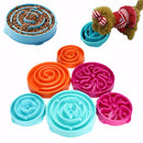 Dog Slow Food Bowl Down Eating Feeder Dish Pet Dog Cat Feeding Anti Slip Gulp