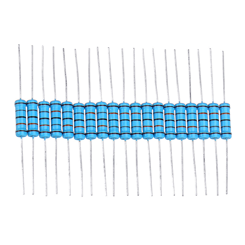 20pcs 2W 180KR Metal Film Resistor Resistance 1% 180K ohm Resistor