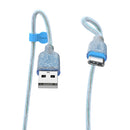HOCO U73 Transparent Type C Charge Data Cable for Tablet Smartphone