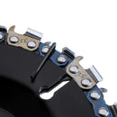 Drillpro 4 Inch Steel Grinder Chain Disc 22 Tooth Wood Carving Disc for 100 115 Angle Grinder