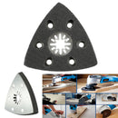 90mm Six Holes Stainless Steel Triangular Sand Disc Saw Blade Oscillating Multitool