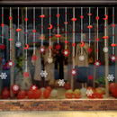 Miico XL5012 Starry And Snowflake Pendant Wall Sticker Glass Door And Window Decorative Sticker