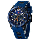 MINI FOCUS MF0349G Fashion Three Multifunction Dials Luminous Display Men Quartz Watch