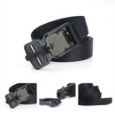 AWMN 25W 125cm Nylon Tactical Belt Outdoor Leisure Waist Belts with Funch Free Buckle Magnet Buckle