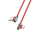 HOCO U60 90 Degree Micro USB Fast Charging Data Cable for Tablet Smartphone 1.2M