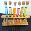 Test Tube Stand Wooden 6 Hole With Drying Rack Lab Equipment Burette Stand