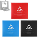 Black / Blue / Red 214x214mm Hot Bed Surface Sticker Platform Film for 3D Printer