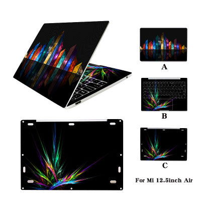 Laptop Skin Stickers Waterproof Frosted Multiple Colour For Xiaomi Air 12.5 inch Notebook With A B C Three Sides