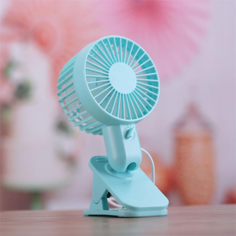 Well Star WT-F5 Mini Clip Fan 120 Degrees Rotation USB Charging Fan Air Cooling Fan Clip Desktop Fan Dual Use Portable Home Student Office Fan