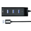 Bakeey 5Gbps 4 Port USB 3.0 LED Indicator Portable Compact Hub Adapter For iPhone XS 8Plus 11Pro Hauwei P30 Pro Mate 30 PC Laptop with Cable