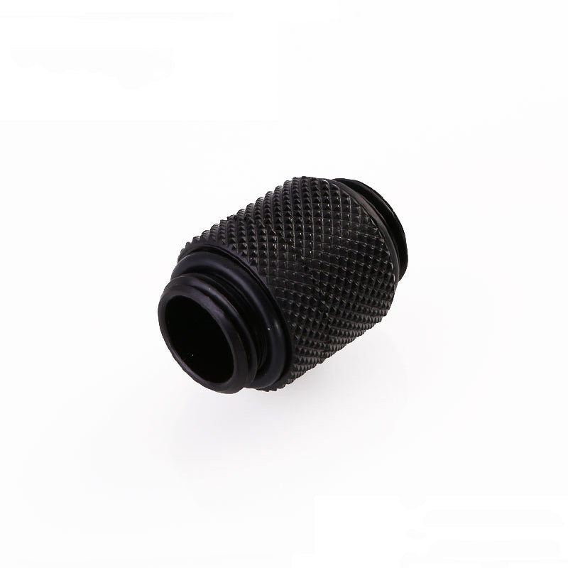 BYKSKI B-DTSO-S G1/4 Thread Male to Male Water Cooling Fittings Tube Extender Fittings Connector Black