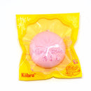 Kiibru Licensed Squishy Bun Pink Yellow 6cm With Original Packaging Chain Phone Bag Strap Gift Decor