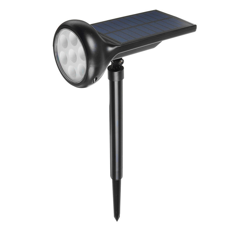 Solar Power 7 LED RGB Spot Light Outdoor Garden Yard Lawn Path Patio Wall Lamp