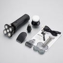 USB Rechargeable 5 Head Floating Men Electric Shaver Beard Hair Trimmer Bald Razor