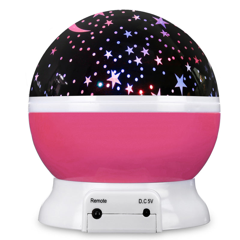 USB Rotating Projector Starry  Nursery Night Light Star Sky Projection LED Light Xmas Gift