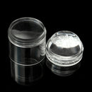 Transparent Silicone Nail Art Stamper Scraper Set UV Gel Polish Print Manicure Tools Kit