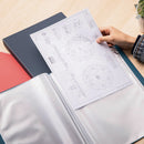XIAOMI Ecosystem Deli 72596 A4 File Folder 60 Pages Brochure Document Folder Information Booklet Desktop File Organizer Office School Supplies