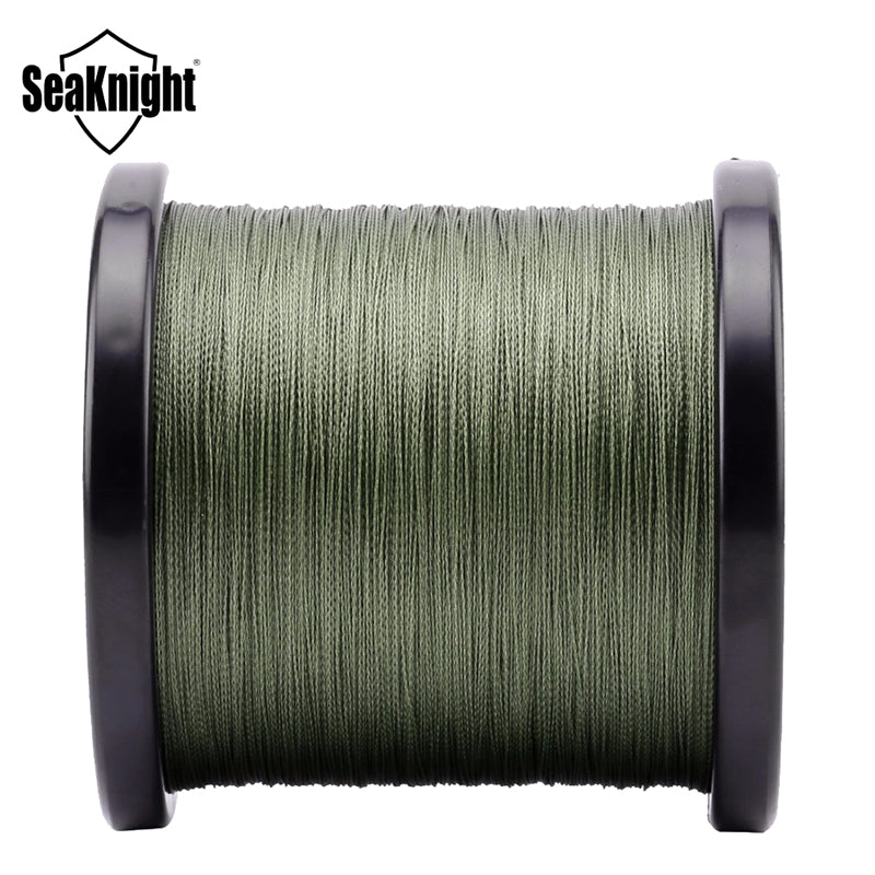 SeaKnigt TRIDENT 1000M 15-60LB PE Braided Fishing Line 4 Strands Super Power Fishing Wire