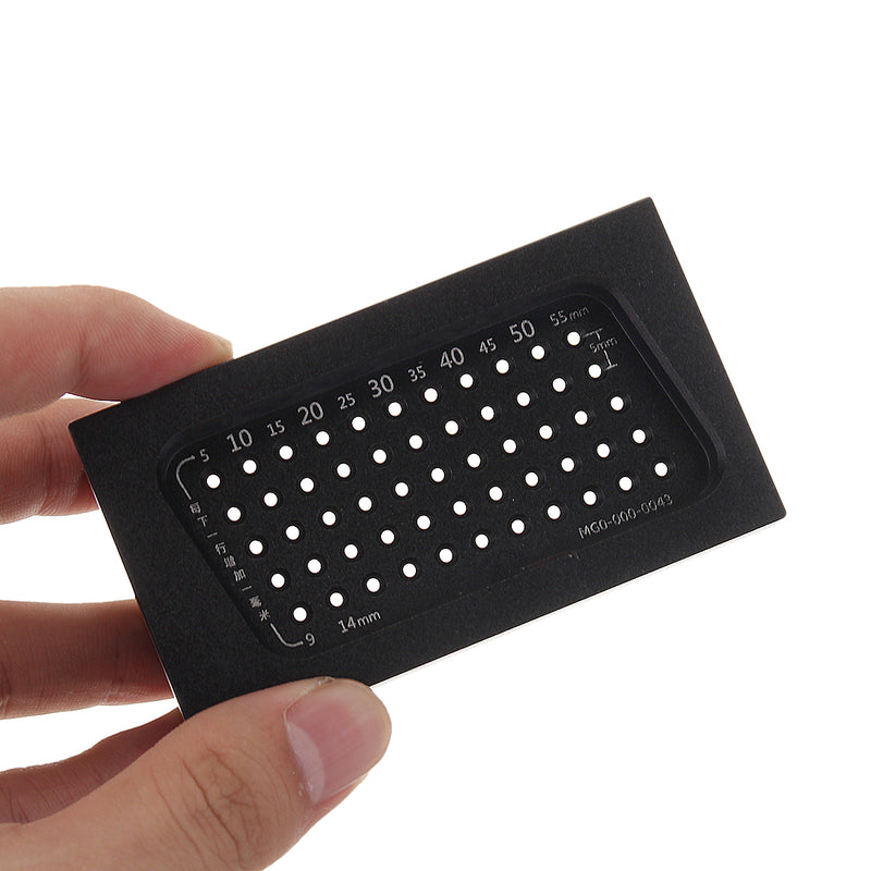 T50 Woodworking Marking Ruler Mini Hole Scriber Crossed Gauge Tool