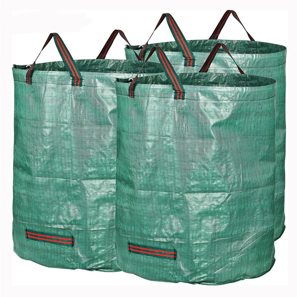 3 Packs Garden Waste Bags 72 Gallons Branch Leaves Collecting Housekeeping Storage Baskets