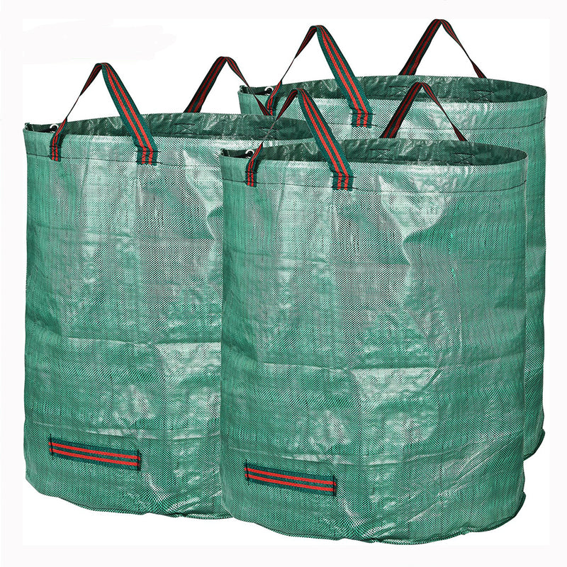 3 Packs Garden Waste Bags 72 Gallons Branch Leaves Collecting Housekeeping Storage Baskets