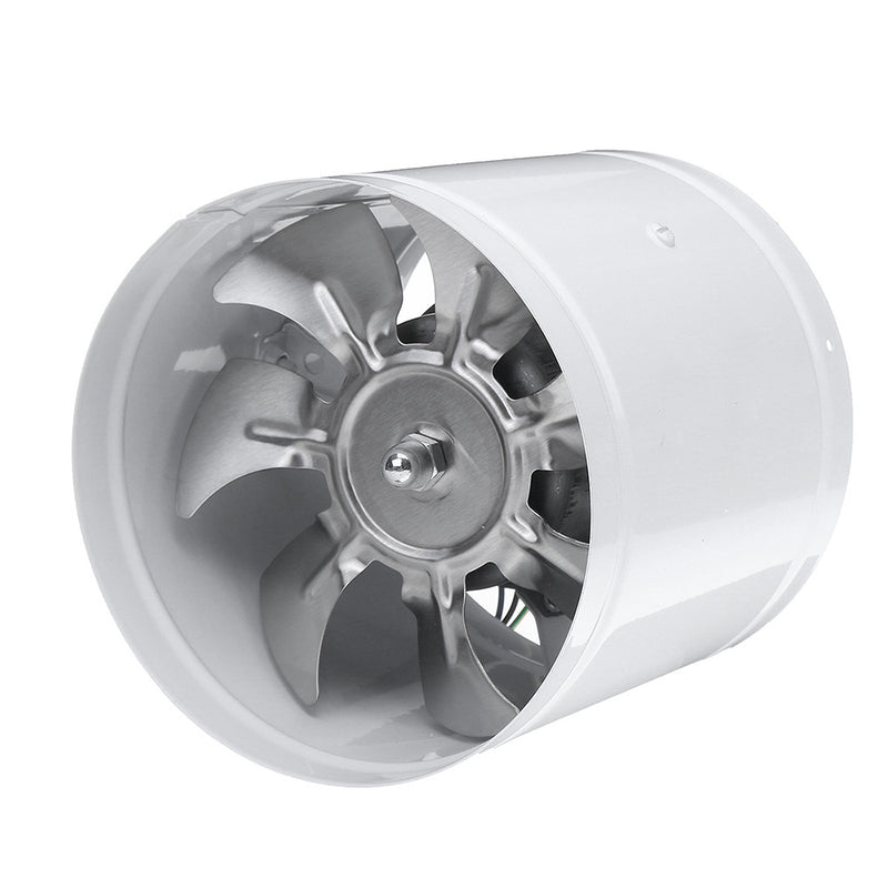40W 6Inch Inline Duct Fan Booster 150mm Exhaust Blower Air Cooling Vent Ventilation Fan 1080m/ h