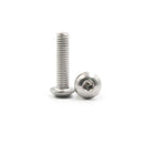 Suleve M2.5SH3 100pcs M2.5 Stainless Steel Button Head Hex Socket Screw Bolts 3/4/5/6/8/10/12/14/16/18/20/25/30mm Optional