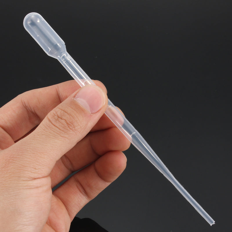 10Pcs 2ml Clear Plastic Liquid Transfer Pipettes Disposable Pasteur Droppers