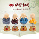 Car Decoration Four Is Not Small Monk Shaking Head Ornaments Creative Resin Car Car Shaking Head Ornaments