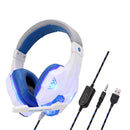 3.5mm LED Gaming Headset Mute Headphone with Microphone For PS4 Switch Laptop Game