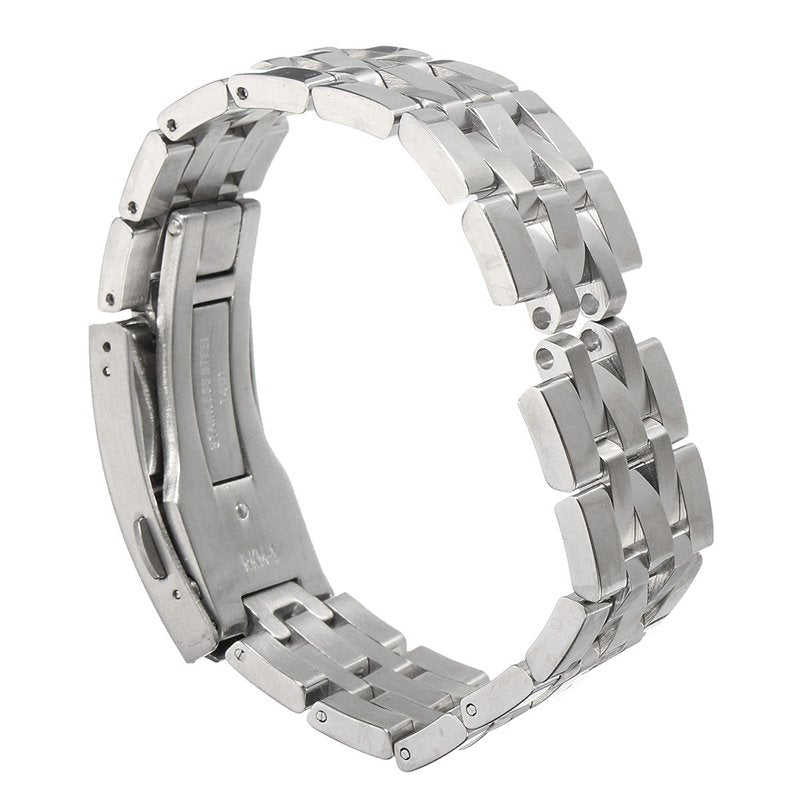 19mm Replacement Stainless Steel Watch Band With Screwdriver For Tissot PRC200 T17 T461 T014 T41