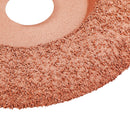 Drillpro 4-1/2 Inch Tungsten Carbide Coating Wood Carving Disc Shaping Disc for Angle Grinder