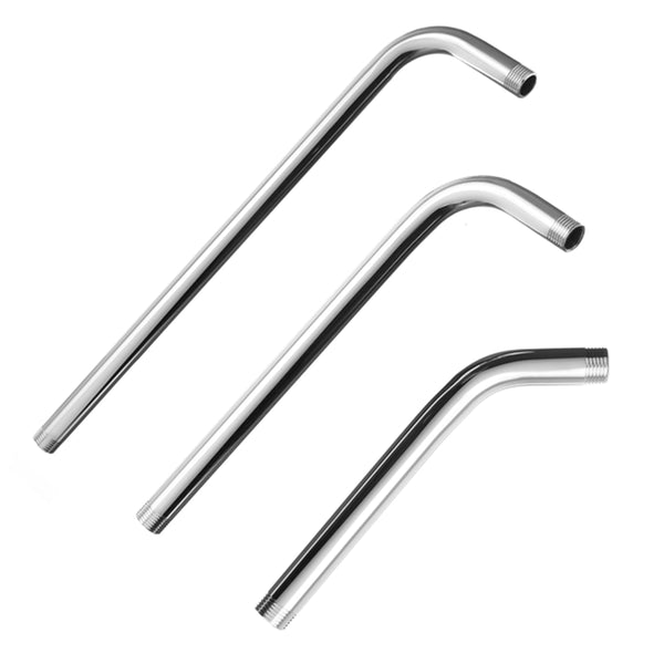 20/40/50cm Square Chrome Wall Mount Shower Extension Arm for Bathroom Rain Shower Head