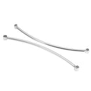 Pair Rear Fender Rail Support Bracket Mount Holder For Harley Cruiser Cafe Bobber