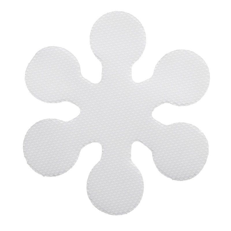 8Pcs Snowflake Shape Anti Skid Waterproof Bath Tub Treads Bathroom Stickers Decorations