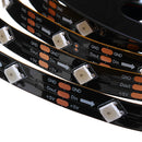 1M 2M 6W 12W IP20 WS2812 IC SMD5050 Non-waterproof Module Bead Tilt 45 RGB LED Strip Light DC5V