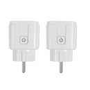 2pcs 15A EU DoHome HomeKit WiFi Smart Plug Home Power Switch Socket Outle 2.4GHzNet Works with Alexa/Google Assistant Timer No Hub Required