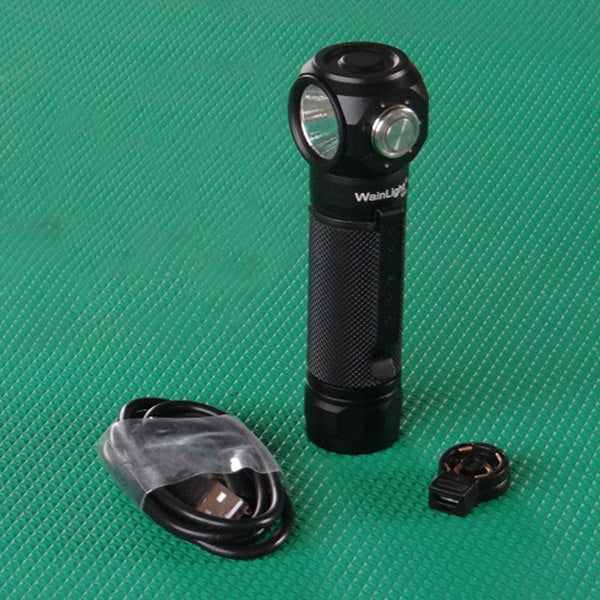 WAINLIGHT BD13 Mini Flashlight USB Rechargeable 21700 Battery Magnetic Attraction Portable Torch Light Camping Hunting Work Lamp