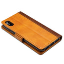 Bakeey Hybrid Color Wallet Card Sots Kickstand Case For iPhone X