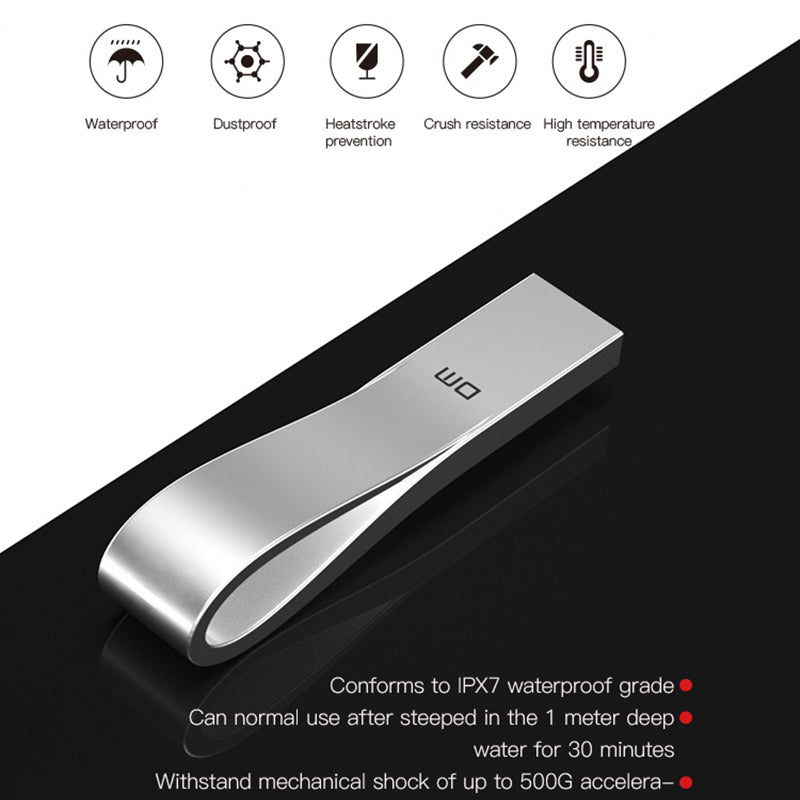 DM PD135 64GB USB 2.0 Metal Flash Drive Pen Drive U Disk