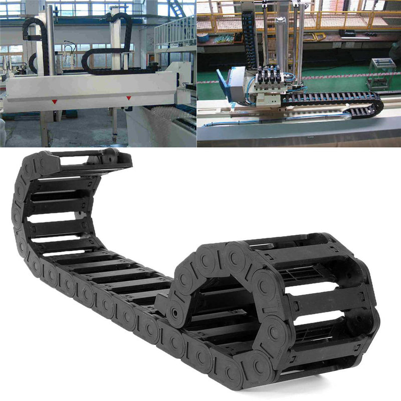 25 x 77mm Cable Drag Chain Wire Carrier Length 1000mm for CNC Router Machine