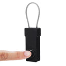 Portable USB Rechargeable Electronic Lock Anti-Theft Security Fingerprint Lock Luggage Lock Smart Waterproof Suitcase Padlock Fast Recognition