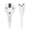1.2M US/EU Plug 3 Prong AC Power Cord Cable For T8/T5 Integrated LED Tube Light Bulb