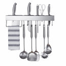 Stainless Steel Kitchen Storage Rack Wall Hanging Kitchen Knife Utensil Holder