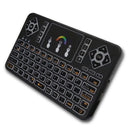 Q9 80 Keys Colorful Backlight Mini Keyboard Wireless Airmouse with Touch Pad