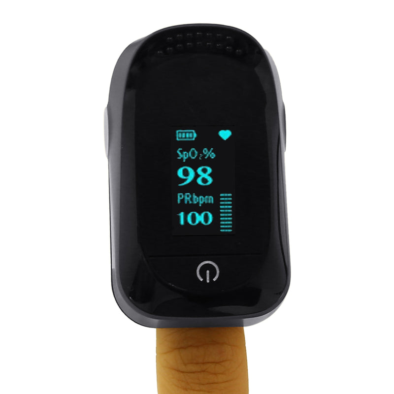 Portable OLED Pulse Oximeter Home Detection Finger Tip Oximeter Sleep Monitoring Heart Rate PI  for Adult and Children with SpO2 Pulse Oximeter