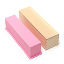 Silicone Loaf Bread Cake Mold Soap Making Mould Biscuit Baking Tool with Wooden Box