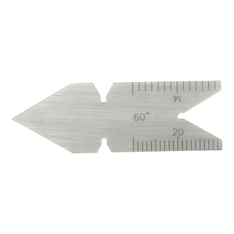 UK 55 / ISO Metric 60 / USA 60 Center Gauge Screw Cutting Thread Pitch Measuring Lathe Tool